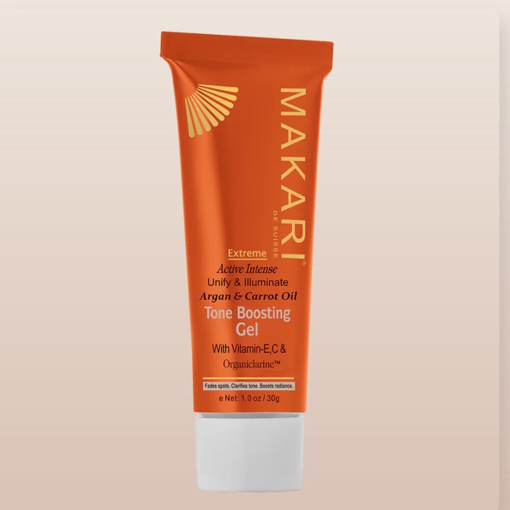 New Makari Extreme Argan & Carrot Oil Tone Boosting Gel 1 oz.